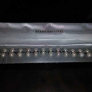 Real salt water pearl bracelet.